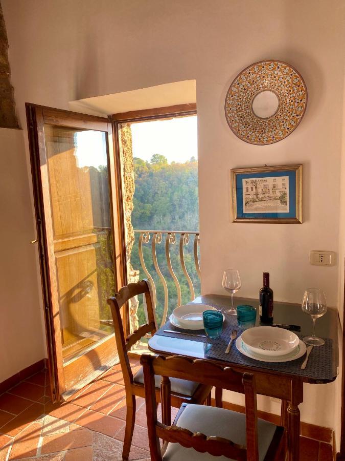 La Sorpresa Monolocale Con Vista Vallata Pitigliano Kültér fotó