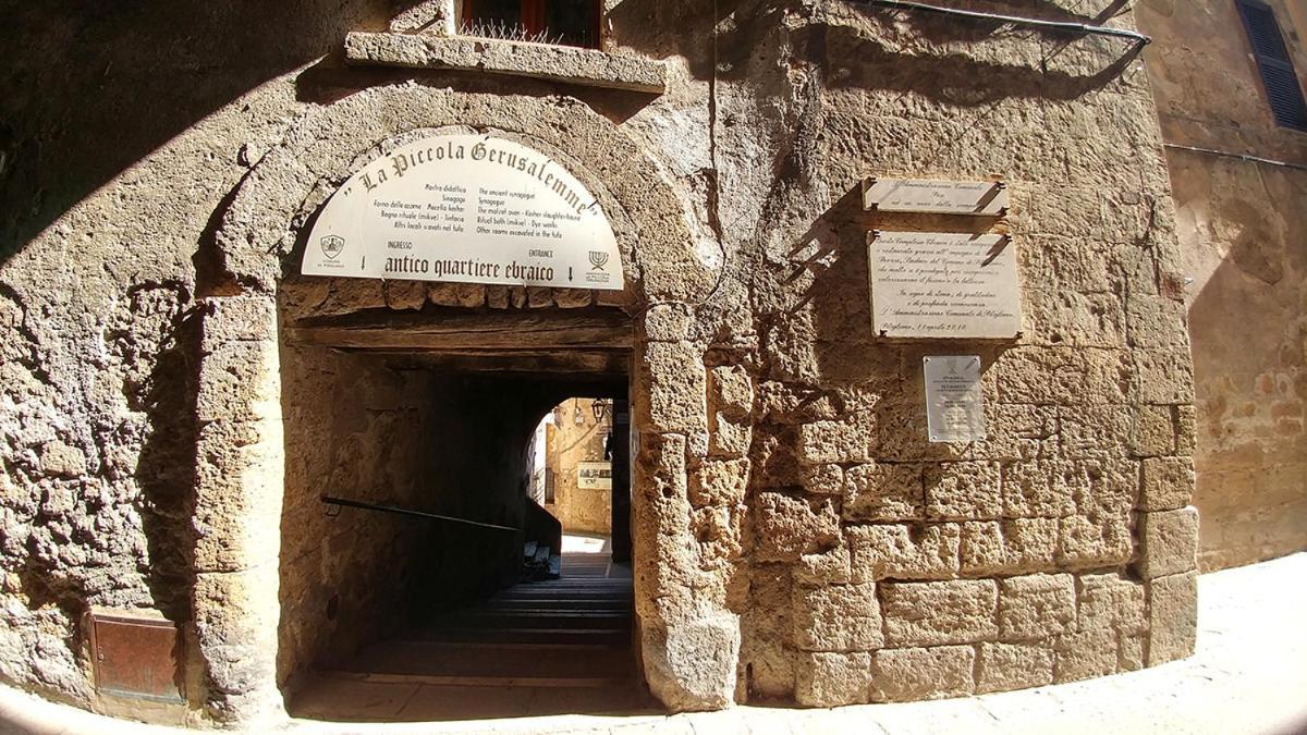 La Sorpresa Monolocale Con Vista Vallata Pitigliano Kültér fotó
